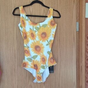Blackmilk Sunflower Swimsuit